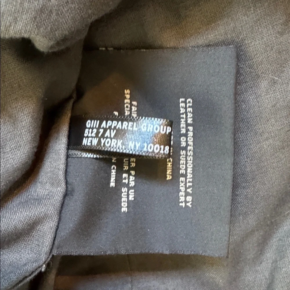 Marc New York Gray Suede biker jacket. - Picture 10 of 11